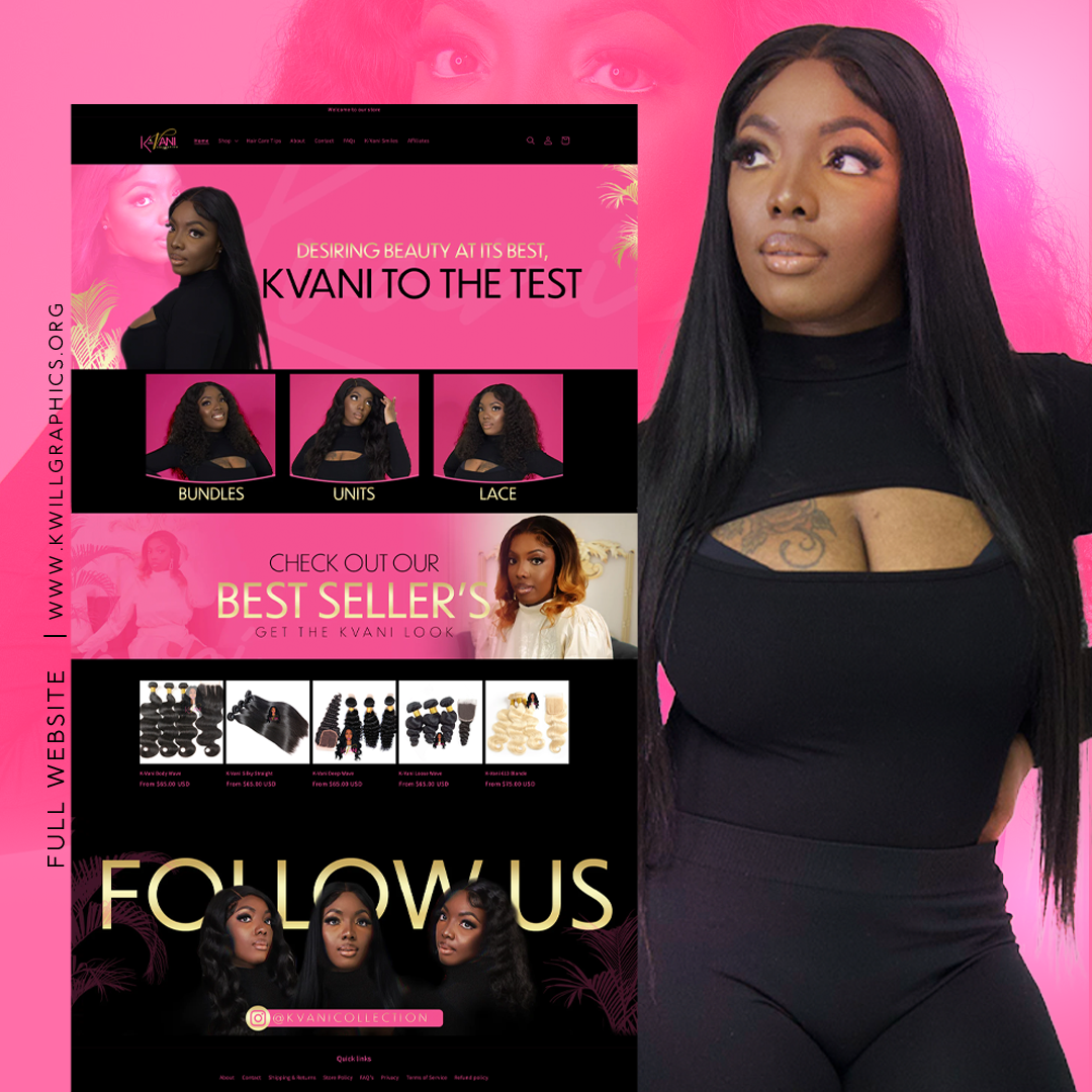 Full Website (wix & shopify )