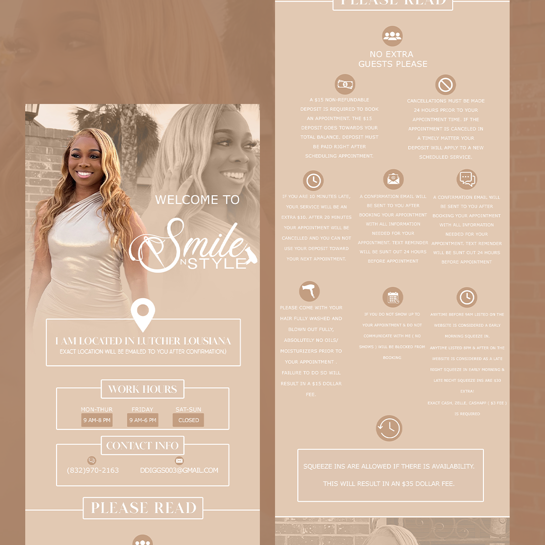 custom acuity booking site