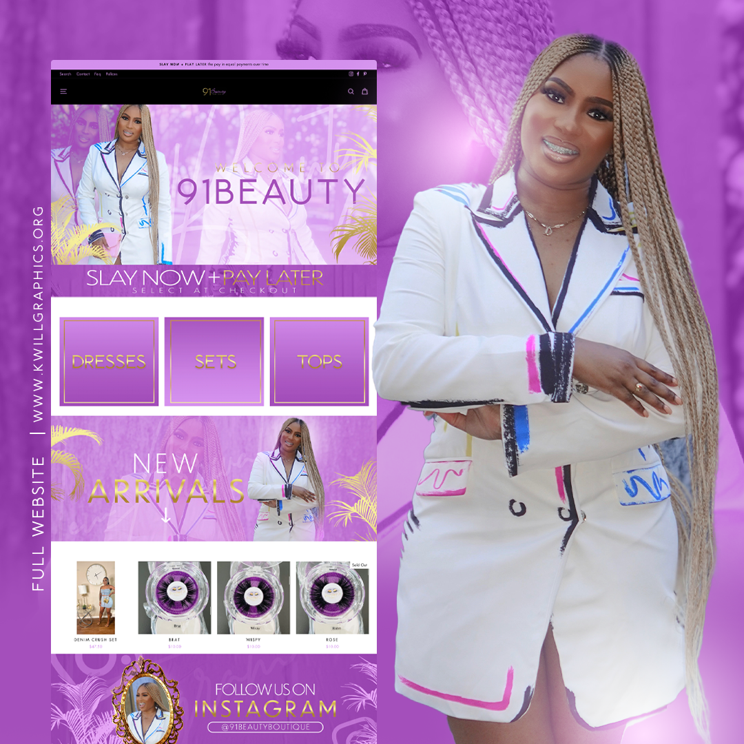 Full Website (wix & shopify )